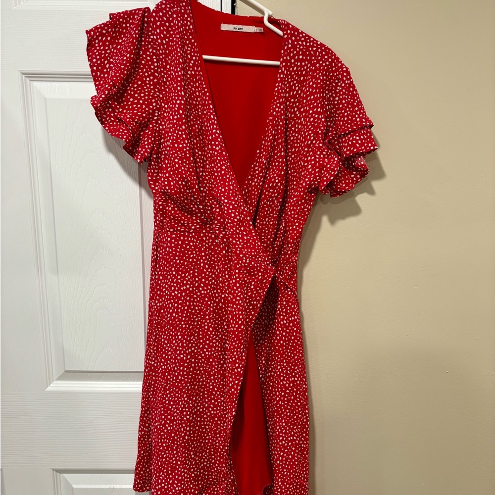 Mini wrap dress